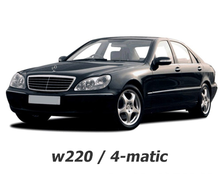 EVA автоковрики для Mercedes S-class IV (W220) 1998-2005 4matic LONG — w220-4matic